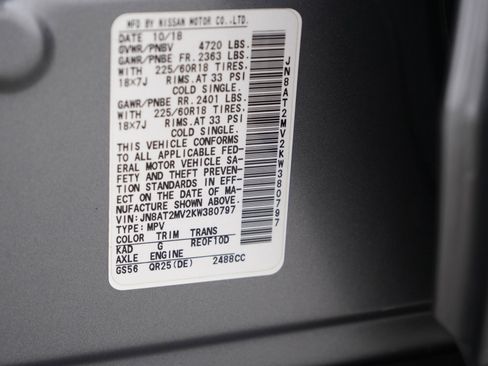 Used 2019 Nissan Rogue SV w/ Sun & Sound Touring Package image 28