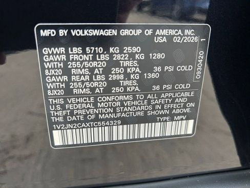 New 2026 Volkswagen Atlas SE FWD image 58