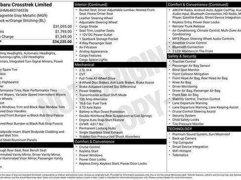 Certified 2024 Subaru Crosstrek 2.5i Limited AWD/4WD image 7