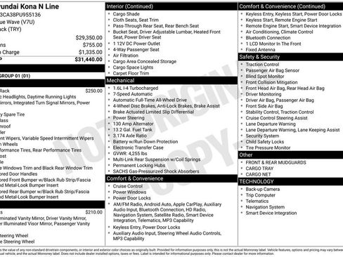 Certified 2023 Hyundai Kona N Line image 6