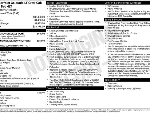 Certified 2022 Chevrolet Colorado LT w/ LT Convenience Package image 36