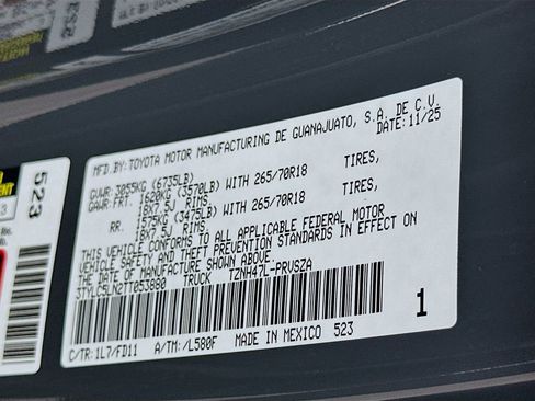 Certified 2026 Toyota Tacoma TRD Off-Road w/ TRD Off Road Upgrade Package image 31