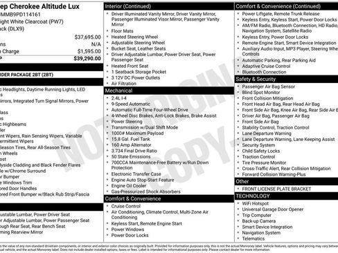 Used 2023 Jeep Cherokee Altitude Lux image 17