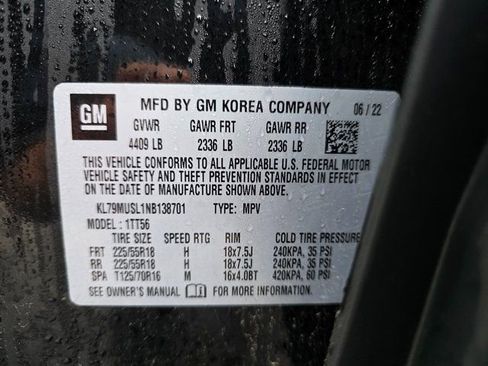 Used 2022 Chevrolet TrailBlazer RS w/ Technology Package image 25