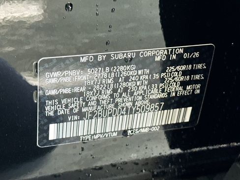 New 2026 Subaru Outback Limited AWD/4WD image 31