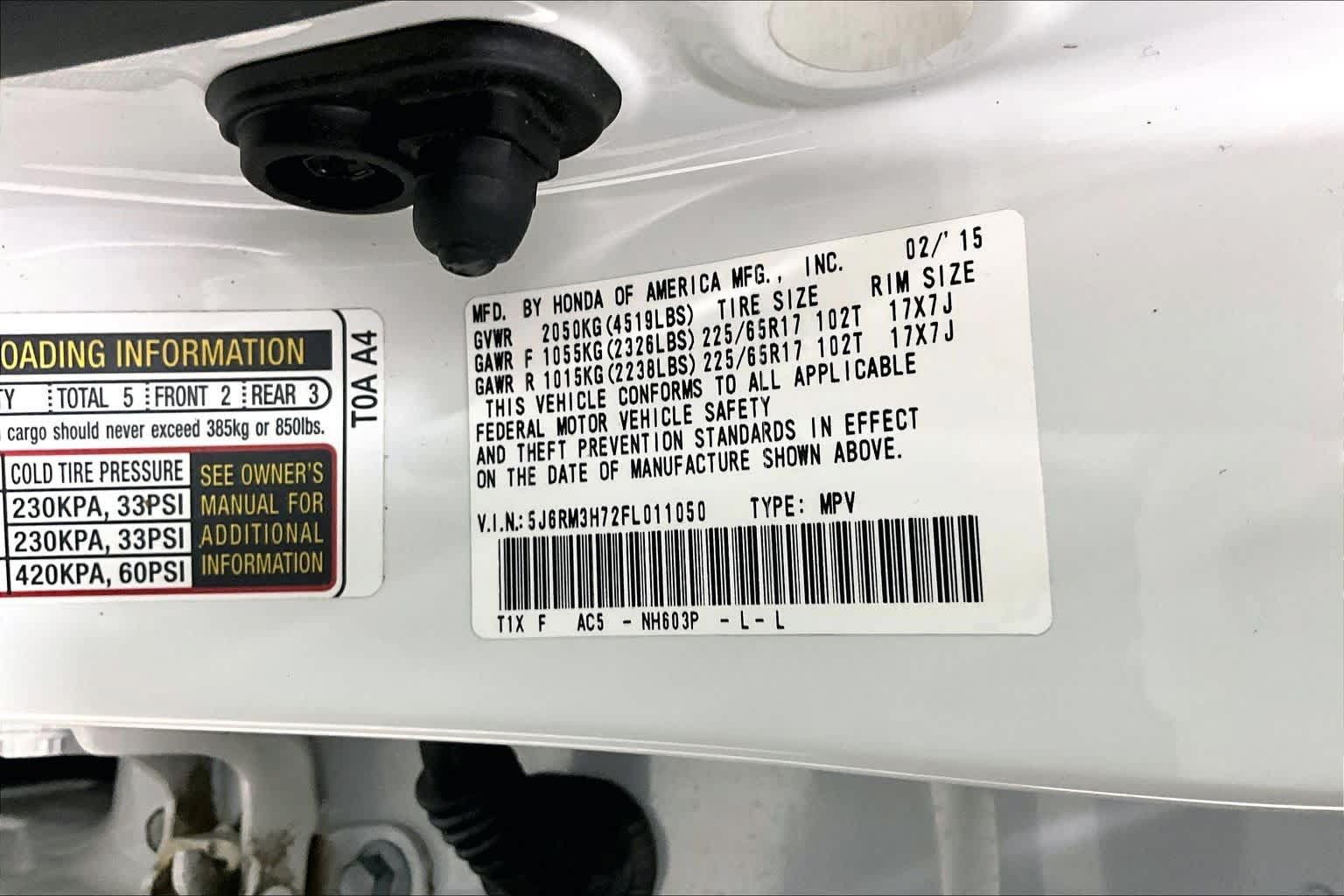 Used 2015 Honda CR-V EX-L image 33