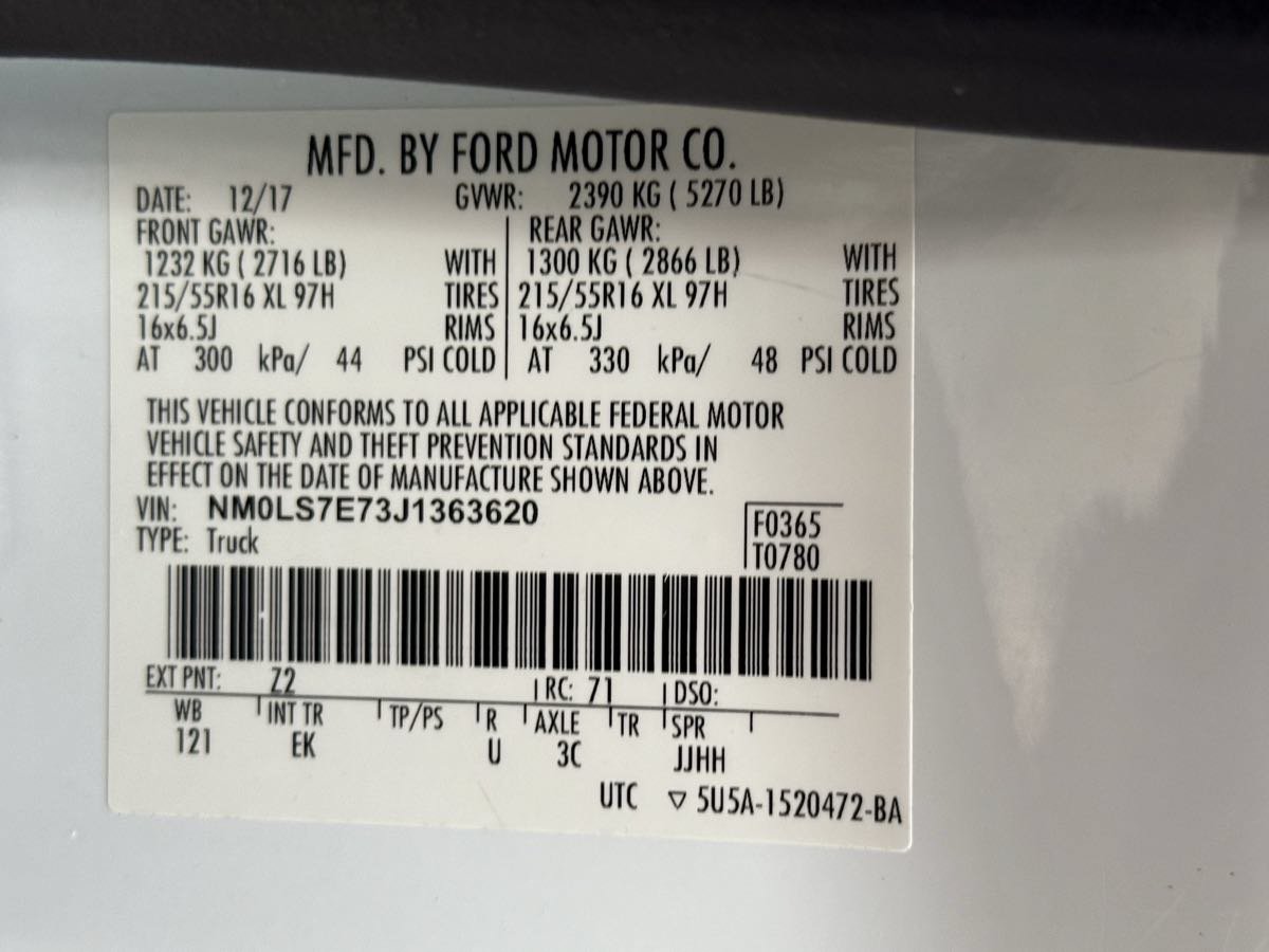 Used 2018 Ford Transit Connect XL FWD image 30