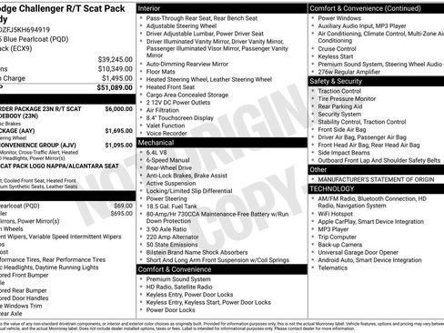 Used 2019 Dodge Challenger R/T Scat Pack image 10