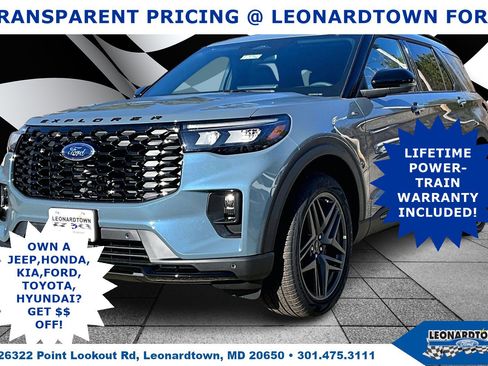 New 2026 Ford Explorer ST-Line w/ ST-Line Street Pack image 1