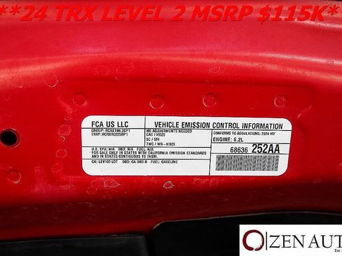 Used 2024 RAM 1500 TRX w/ TRX Level 2 Equipment Group AWD/4WD image 73