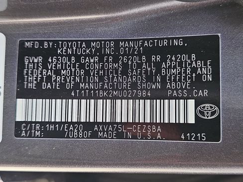 Used 2021 Toyota Camry SE w/ Cold Weather Package AWD/4WD image 29