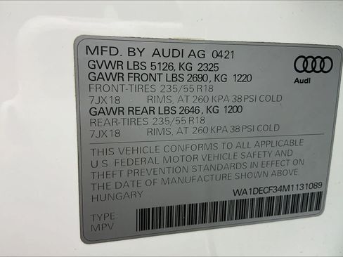 Used 2021 Audi Q3 2.0T Premium w/ Convenience Package AWD/4WD image 34