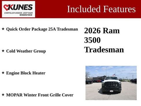 New 2026 RAM 3500 Tradesman AWD/4WD image 3