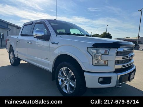 Used 2015 Ford F150 Platinum w/ Equipment Group 701A Luxury image 32