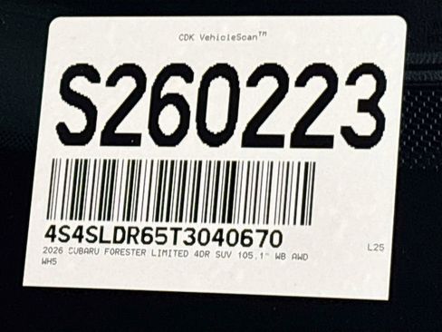 New 2026 Subaru Forester Limited image 26