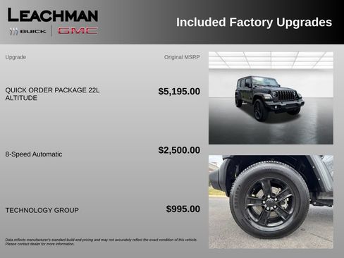 Used 2021 Jeep Wrangler Unlimited Sport AWD/4WD image 10