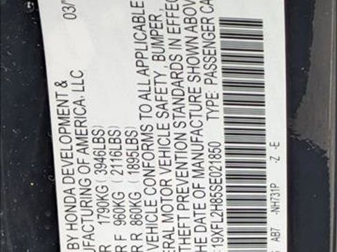 Certified 2025 Honda Civic Sport image 23