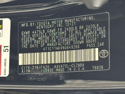 Used 2022 Toyota Camry LE image 30