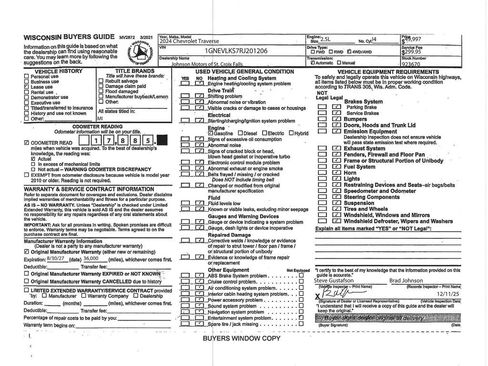 Certified 2024 Chevrolet Traverse RS w/ LPO, Floor Liner Package AWD/4WD image 24