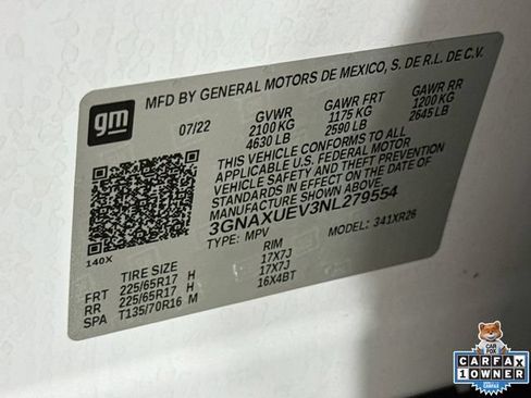 Used 2022 Chevrolet Equinox LT AWD/4WD image 32
