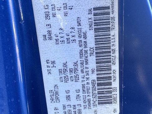 Used 1996 Dodge Ram 1500 Truck 2WD Regular Cab image 14