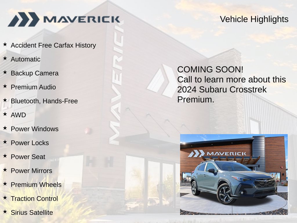 Used 2024 Subaru Crosstrek 2.0i Premium w/ Crosstrek Mirror Package AWD/4WD image 3