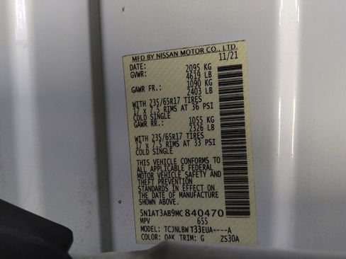 Used 2021 Nissan Rogue S image 33