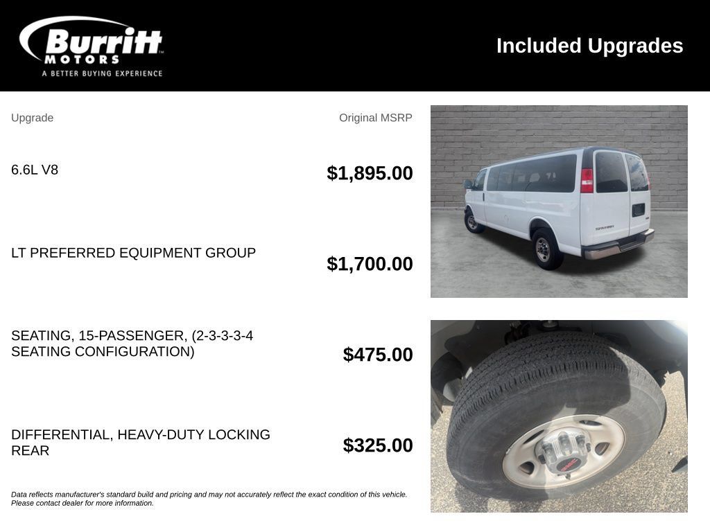 Used 2025 GMC Savana 3500 LT w/ LT Preferred Equipment Group RWD image 3