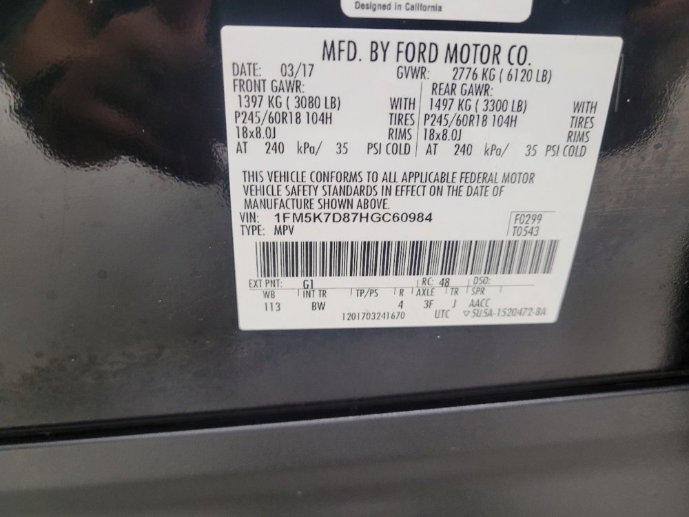 Used 2017 Ford Explorer XLT w/ Equipment Group 202A FWD image 33
