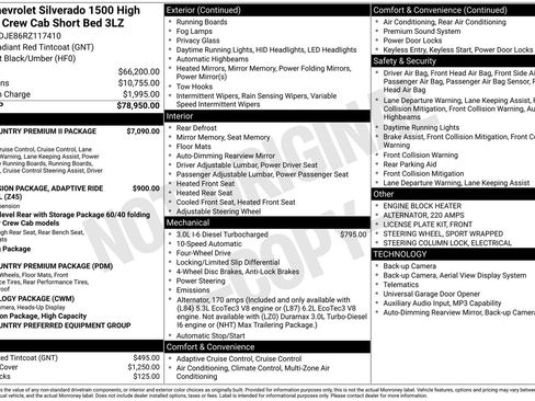 Used 2024 Chevrolet Silverado 1500 High Country AWD/4WD image 36