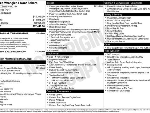 Certified 2025 Jeep Wrangler Unlimited Sahara AWD/4WD image 40