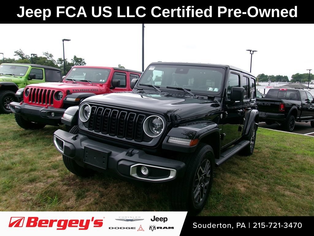 Certified 2024 Jeep Wrangler Unlimited Sahara AWD/4WD image 1