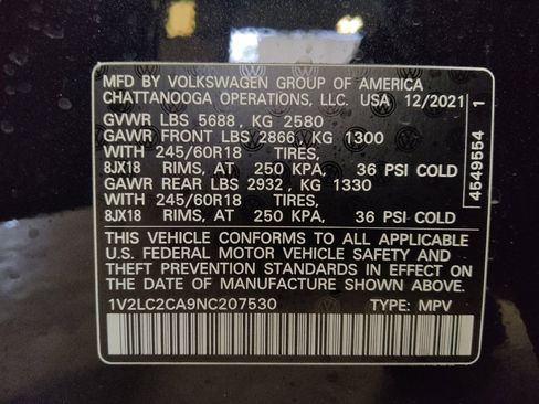 Used 2022 Volkswagen Atlas Cross Sport SE AWD/4WD image 33