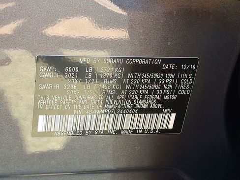 Used 2020 Subaru Ascent Touring image 28