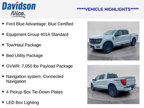 Certified 2024 Ford F150 Tremor w/ Bed Utility Package AWD/4WD image 4