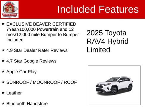 Used 2025 Toyota RAV4 Limited w/ Advanced Technology Package AWD/4WD image 4