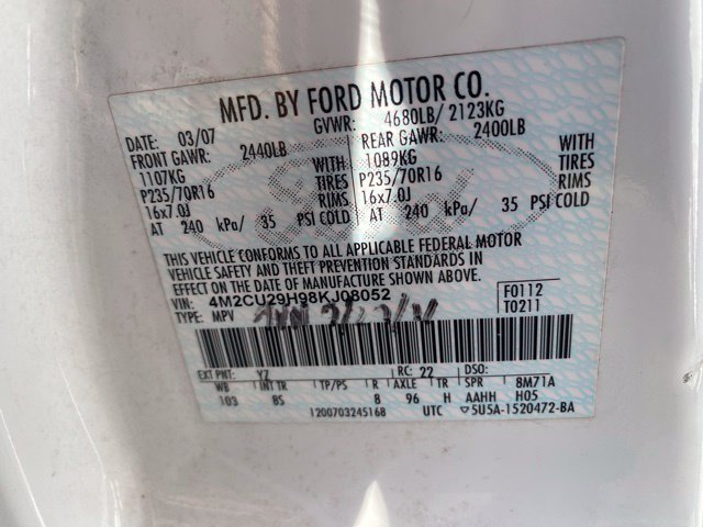 Used 2008 Mercury Mariner 2WD Hybrid image 22