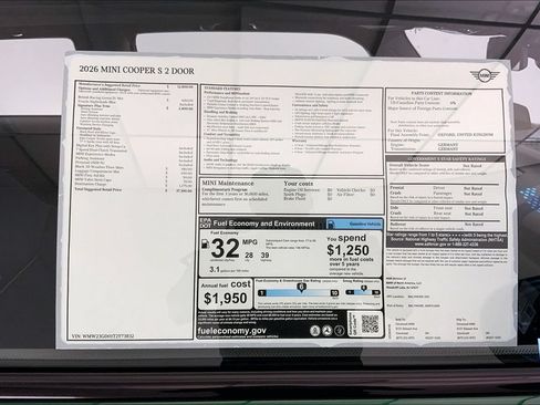 New 2026 MINI Cooper S FWD image 12