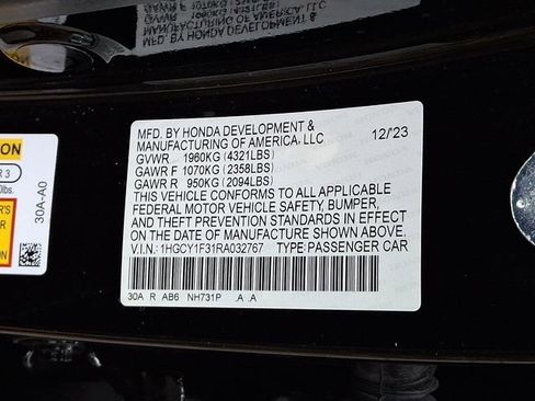 Certified 2024 Honda Accord EX image 27