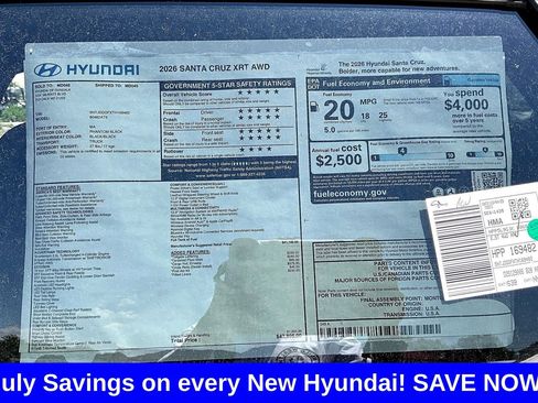New 2026 Hyundai Santa Cruz XRT AWD/4WD image 18