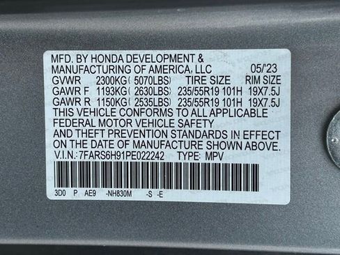 Certified 2023 Honda CR-V Sport Touring image 16