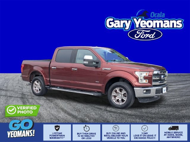 Used 2015 Ford F150 Lariat w/ Equipment Group 502A Luxury AWD/4WD image 1