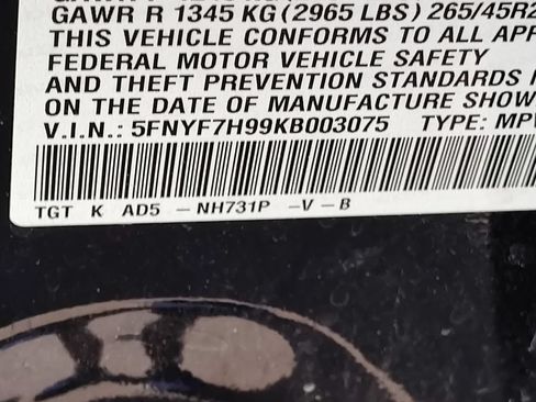Certified 2019 Honda Passport Touring image 19