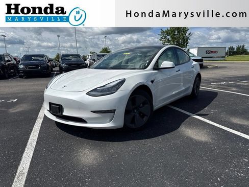 Used 2021 Tesla Model 3 Long Range AWD/4WD image 1