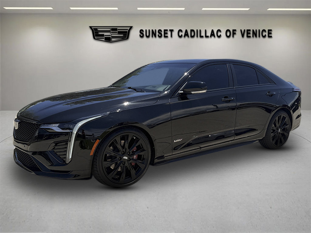 Certified 2023 Cadillac CT4 V w/ Navigation Package RWD image 7