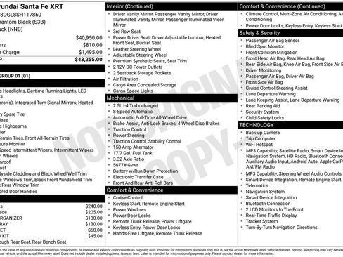 Certified 2025 Hyundai Santa Fe XRT AWD/4WD image 34