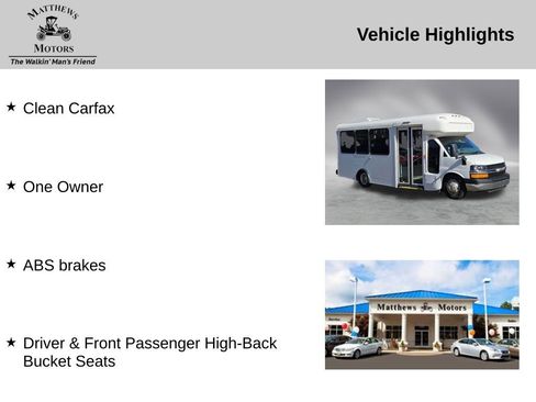 Used 2013 Chevrolet Express 4500 w/ Shuttle Bus Package image 14