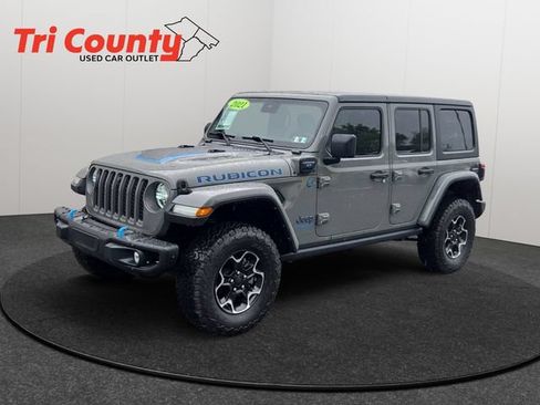 Used 2021 Jeep Wrangler Unlimited Rubicon 4xe w/ Dual Top Group AWD/4WD image 3