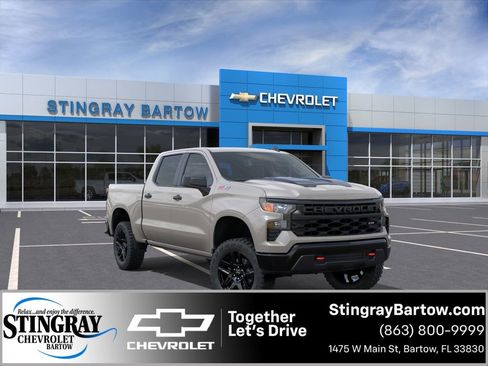 New 2026 Chevrolet Silverado 1500 Custom Trail Boss w/ LPO, Dark Essentials Package AWD/4WD image 1