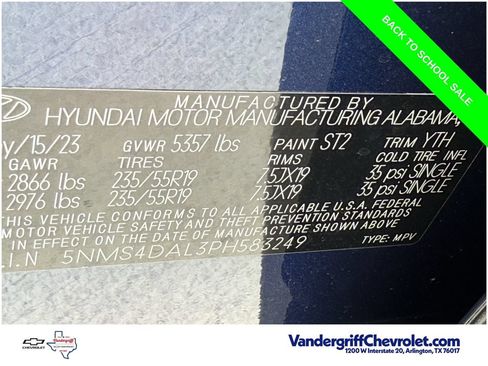 Used 2023 Hyundai Santa Fe Limited AWD/4WD image 30